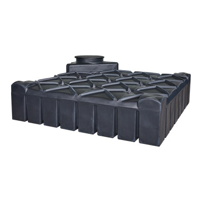 Ultraplatte bovengrondse kunststof watertank - 3000 liter