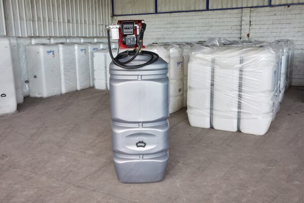 1500 liter kunststof mazouttank met pomp - UV-bestendig