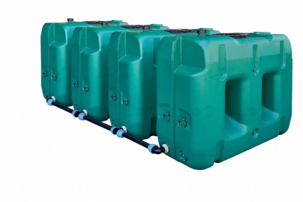 Bovengrondse Rechthoekige Watertank - Koppelbaar - 2000 liter