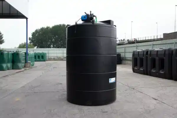 Bovengrondse Ronde Watertank - Met pomp - 3000 liter (Ø 1,40 m)