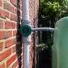 Bovengrondse Watertank 3000 Liter gekoppeld aan waterfilter