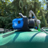 Bovengrondse Watertank 3000 liter met pomp erbovenop
