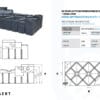 Ultraplatte bovengrondse septische tank – 1500 liter