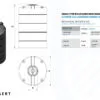 bovengrondse ronde watertank - 3000 liter