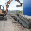 plaatsen ondergrondse regenwaterput Beluga 10000L