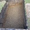 put gegraven voor plaatsen Nordic regenwater put 1500L