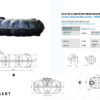 technische tekening platte kunststof regenwaterput 5000 liter