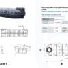 technische tekening platte kunststof septische put 10000 liter