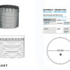 technische tekening watersilo 200000l