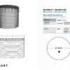 technische tekening watersilo 420000l