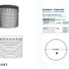 technische tekening watersilo 75000l