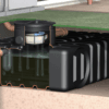 regenwaterfilter met korf werking