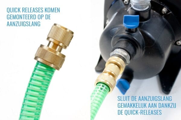 waterpomp aanzuigslang