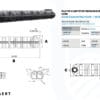 technische tekening platte kunststof regenwaterput 25000l