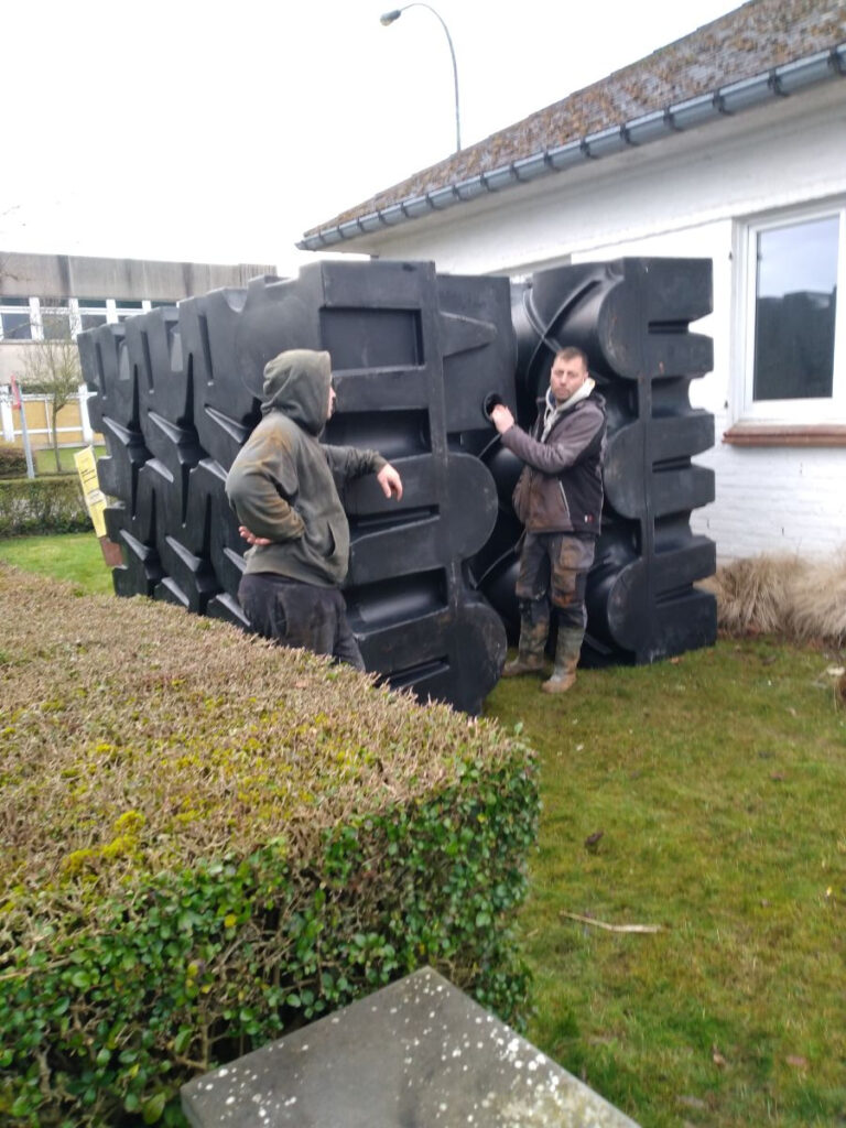 Ondergrondse regenwatertanks Denderleeuw