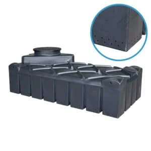 Ultraplatte kunststof infiltratieput - 1500 liter infiltratieput-ondergronds-ultraplat-1500l
