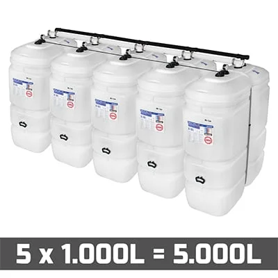 Mazouttanks PE: 5 x 1000l (= 5000l) compact - gekoppeld breedte maz-bg-re-verw-pe-wit-co-1000l-b-x5_0