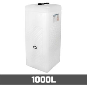 Mazouttank PE: 1000L speciaal – bovengronds & dubbelwandig 1000l Rechthoekig PE (kunststof) Bollaert