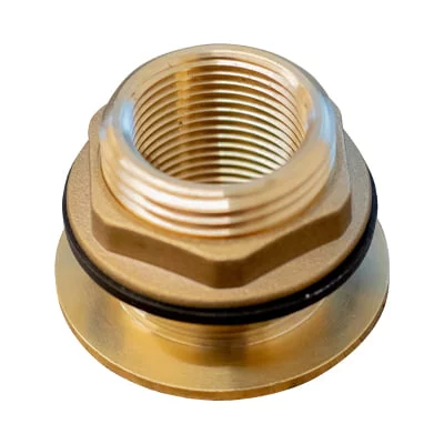 Flens messing met schroefdraad binnen (3/4") & buiten (1" ) messing-flens-list