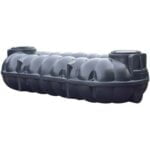 Platte kunststof regenwaterput 10000 liter