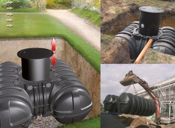 platte-kunststof-waterput-3500-liter-met-uitschuifbare-schacht-graafwerken-instructietekening