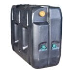 Ondergrondse rechthoekige septische put in kunststof van 2000 liter