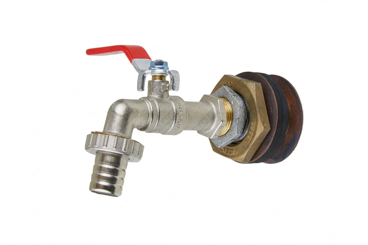 Kraan 3/4" + Messing flens toebehoren-waterbg-messing-flens-met-kraan-01_1