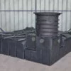 ultraplatte-kunststof-regenwaterput-3000-liter-met-versterkte-schachtverlenging-en-stalen-deksel